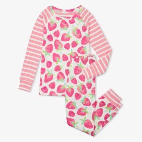 Hatley Other - NEW Hatley Delicious Berries Organic Cotton Raglan Pajama Set
